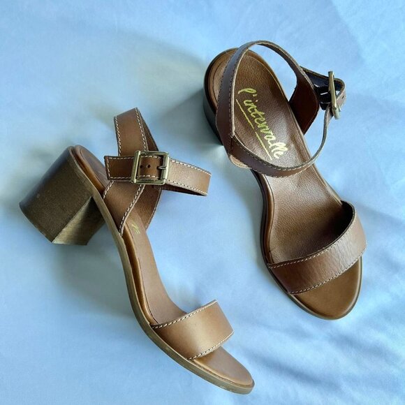 Lintervalle Brown Sandals Model Tonic - Picture 1 of 3
